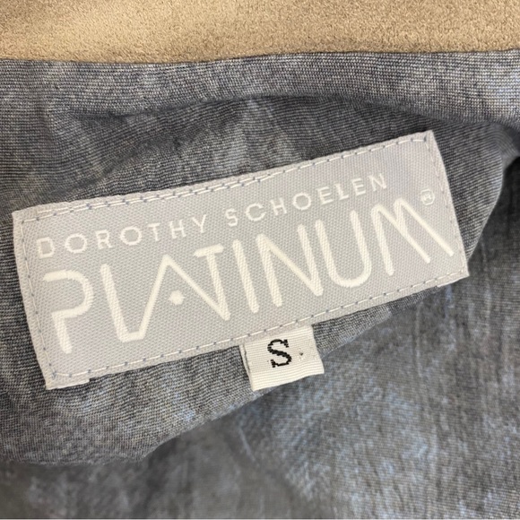 Vintage Dorothy Schoelen Platinum Artistic Painted Looking Cropped Jacket - Picture 8 of 10